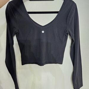 Lululemon Black Align Long Sleeve Top